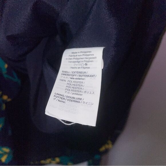 J Crew Wrap Dress Size 6 Long Sleeve Midi Floral Boho - Picture 7 of 10